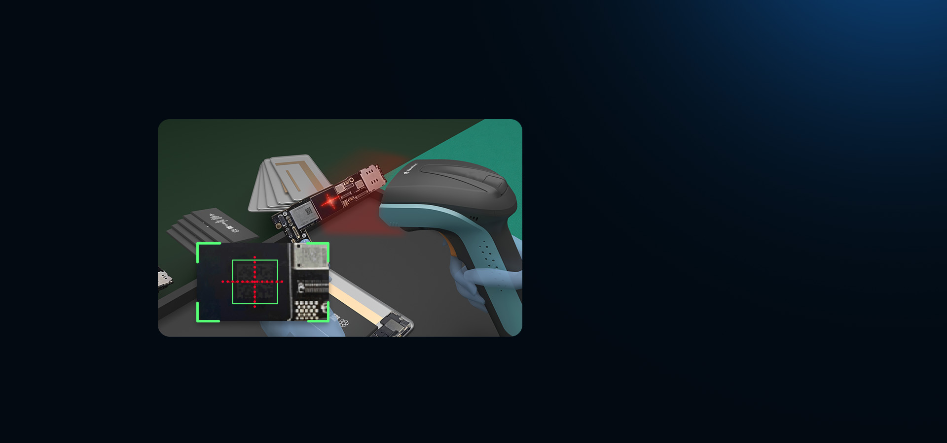 十字激光對焦
AI增強定位 智能精準