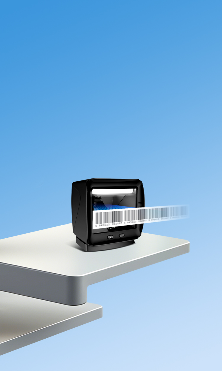 大視野設計 
快速感應  揮手即讀
